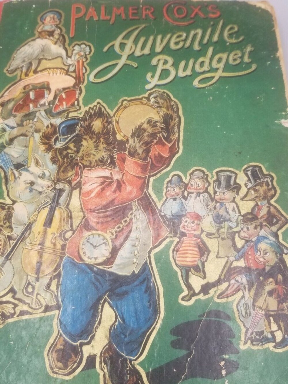 Palmer Coxs JUVENILE BUDGET Queer People with Paws Claws Childrens Book c1902 - Picture 2 of 12